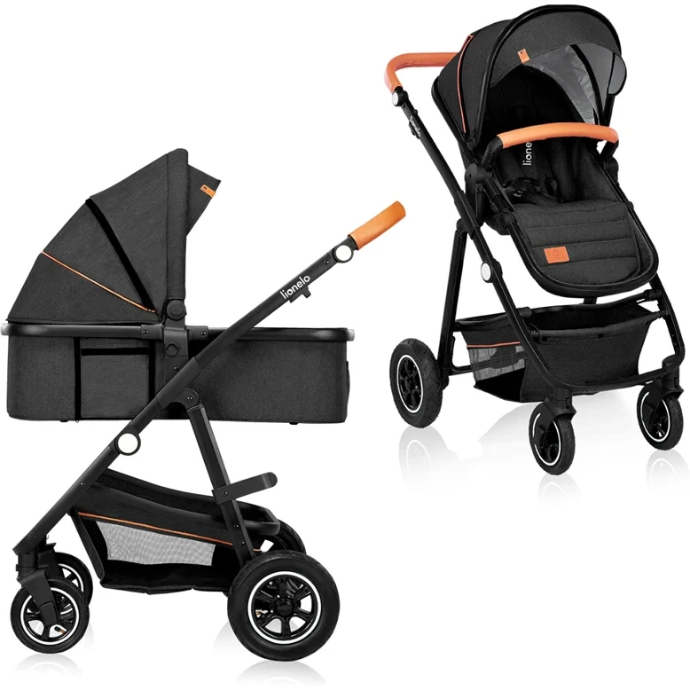 Детская коляска 2 в 1 Lionelo Amber Grey Graphite